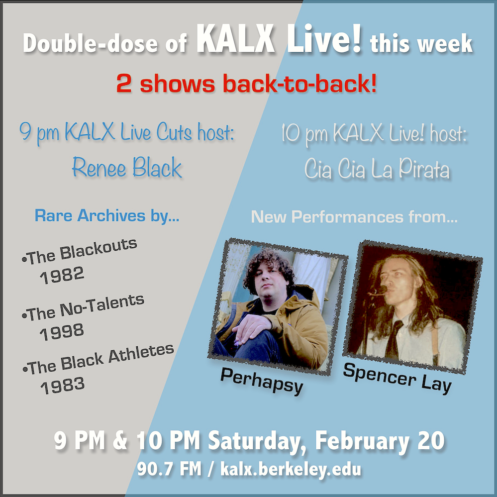 Double KALX Live! week image 2-20-21