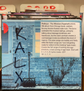 The Ratboys' new album in the KALX feature bin.